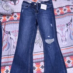 Vervet High Rise Flare Jeans